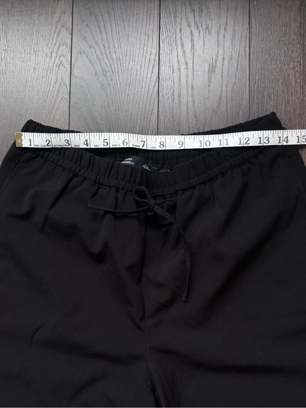 REITMANS The Timeless Black Wide Leg Drawstring Trousers Size Small - Picture 4 of 11